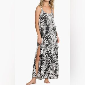 Maaji Areca Palm Alessa Cover-Up Maxi Dress Size Large Tropical Resort wear